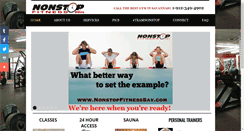 Desktop Screenshot of nonstopfitnesssav.com
