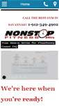 Mobile Screenshot of nonstopfitnesssav.com
